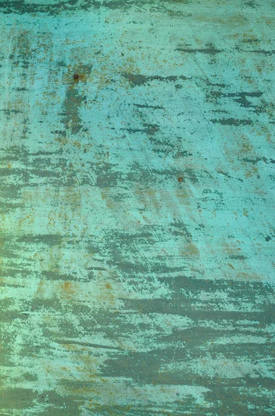 Rusty Metalen Textuur Met Bekraste Oppervlak Oude Geschilderde Metalen Muur — Stockfoto