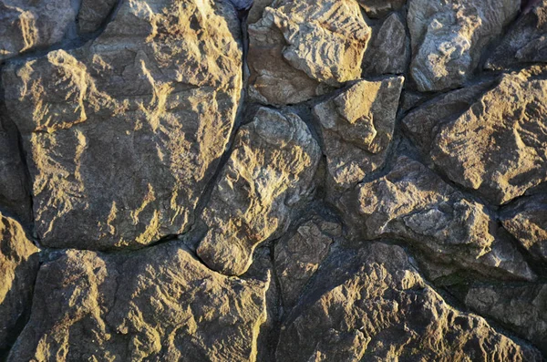 Close Van Een Stenen Muur Textuur — Stockfoto