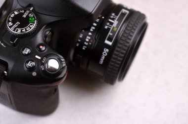 Modern dijital Slr photocamera ayrıntılarını