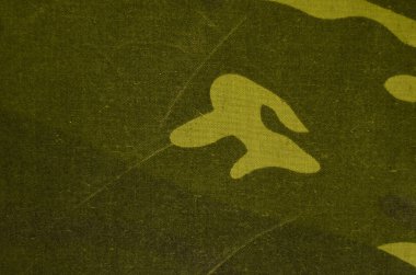 Tekstil kamuflaj kumaş doku