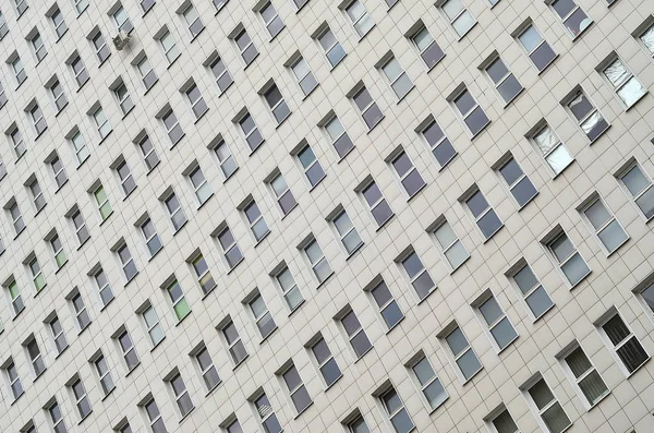 Pattern Many Windows Multi Storey Office Building Large Number Plastic — Stock Photo, Image