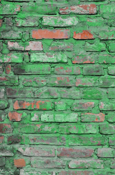 Textura de pared de ladrillo viejo envejecido y teñido — Foto de Stock