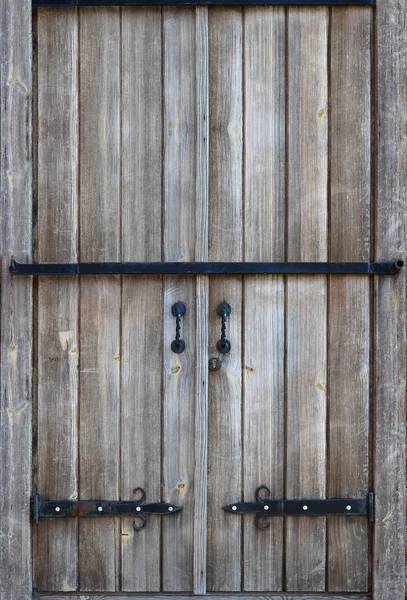 A textúra egy antik fából készült ajtó a 16th és 17th cen — Stock Fotó