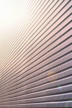 Duvar dokusu büyük aluminu metal kaplama yapılır