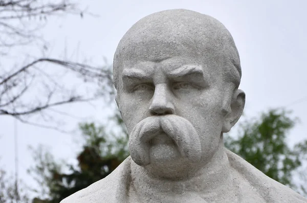 Пам'ятник Тарасу Шевченку, український поет, письменник, художник у — стокове фото