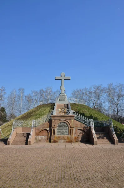 ポルタヴァ、ウクライナにロシア軍の埋葬の戦闘機の場所 — ストック写真