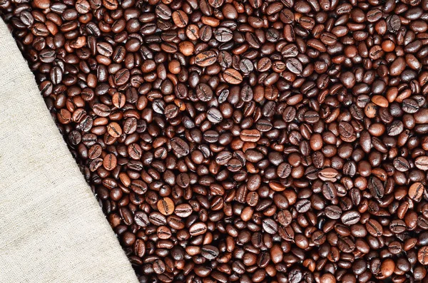 Текстура серого полотна из старого и грубого мешковины с кофеином — стоковое фото