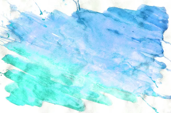 Bunte blau grün türkis Aquarell Hintergrund für Tapete — Stockfoto