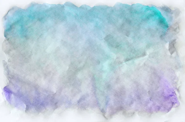 Barevné modré akvarel zázemí pro tapetu. Aquarelle bri — Stock fotografie