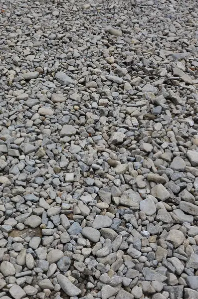 Textura Mnoha Drcených Kamenů Drcené Kamenivo Solidní Základní Materiál Pro — Stock fotografie