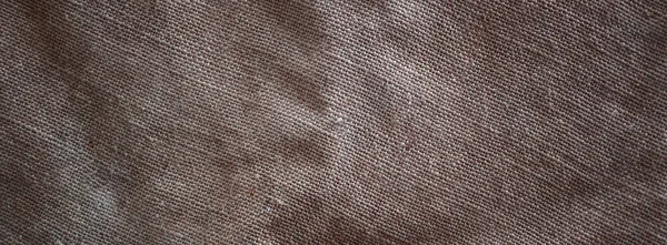 Texture Très Vieux Sac Tissu Brun Texture Rétro Avec Toile — Photo