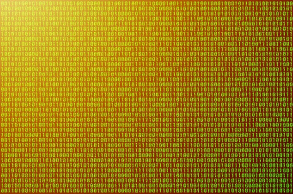 Kép Elmosódott Bináris Kód Áll Egy Sor Zöld Számok Fekete — Stock Fotó
