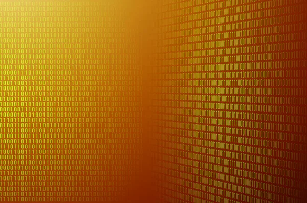 Egy Kép Ból Egy Bináris Kód Alkotja Egy Sor Zöld — Stock Fotó