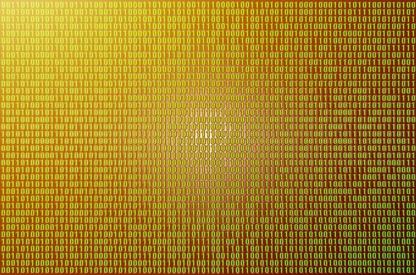 Egy Kép Ból Egy Bináris Kód Alkotja Egy Sor Zöld — Stock Fotó