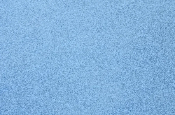 Koc Futrzany Niebieski Materiał Tekstura Tło Światło Niebieskie Polarem Pluszowe — Zdjęcie stockowe