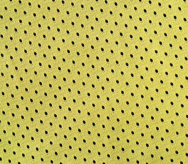 Oluşturulan dokulu bir arka plan polyester naylon sarı sarı spor şort yakın çekim