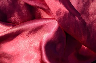 Soyut arka plan lüks kumaş veya sıvı dalga veya grunge ipek kumaş kıvrımları saten kadife malzeme veya lüks Noel arkaplanı veya zarif duvar kağıdı tasarımı, arka plan