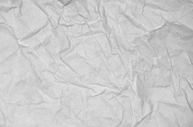 Beyaz kağıt boş geçmiş yüzey buruşuk. Pastel kitap kapağı boya üstten görünüm; Gri grunge yüzey boş parşömen levha. Sanat poster kıvrımlar açı zanaat odak ışık sahne yukarıda