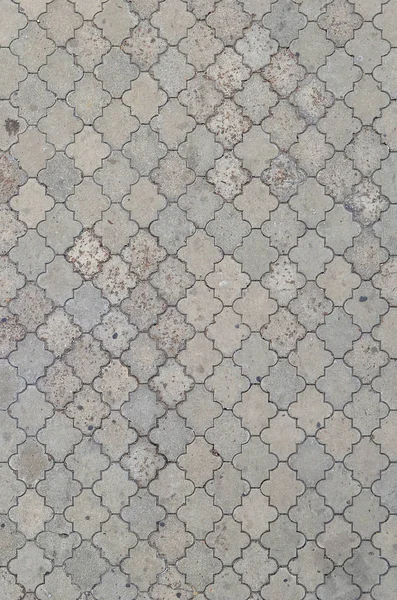 Ritmik Bir Mozaik Doku Beton Döşeme Yapılmış Geniş Bir Alana — Stok fotoğraf