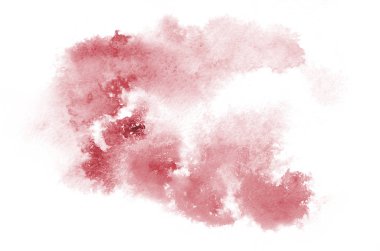 El tasarımınız için kırmızı sulu boya şekil çekilmiş. Arka plan, el yapımı dekorasyon boyalı yaratıcı