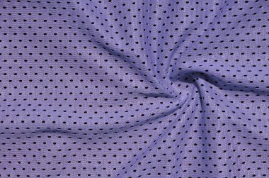 Spor giyim dokusuna polyester elyaf yapılmış. Dış Giyim spor eğitim için bir mesh dokusu gerilebilir naylon kumaş vardır