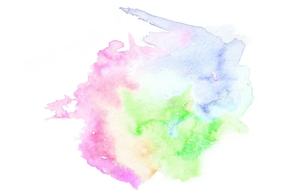 Forme Aquarelle Dessinée Main Dans Des Tons Chauds Pour Votre — Photo