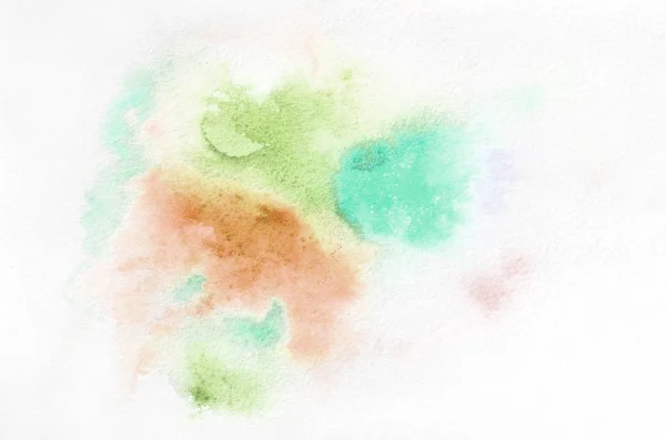 Forme Aquarelle Dessinée Main Dans Des Tons Chauds Pour Votre — Photo