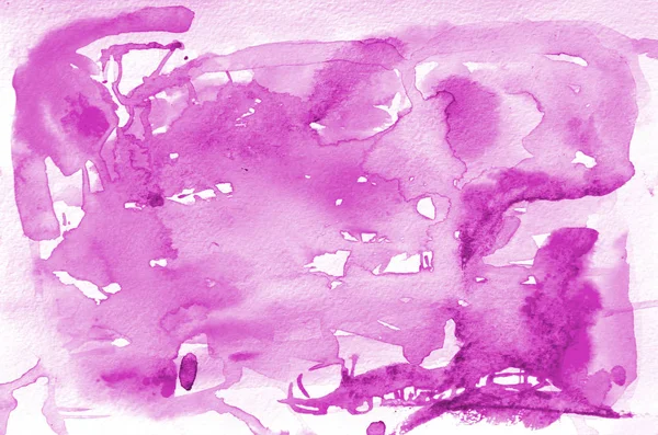 Ручная Рисованная Фиолетовая Форма Акварели Вашего Дизайна Творческая Покраска Фона — стоковое фото