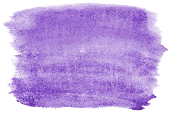 Forma Acuarela Violeta Dibujada Mano Para Diseño Fondo Pintado Creativo — Foto de Stock