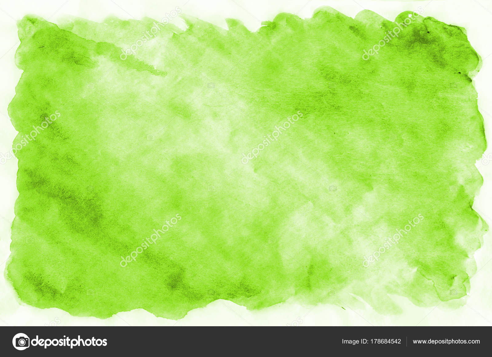 Light Green Watercolor Background White Paper Text Textures