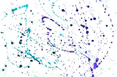 Sulu Boya ıslak arka plan. mavi ve mor renkler. Suluboya arka plan. El aquarelle arka plan boyalı. Sulu Boya yıkama. Soyut resim