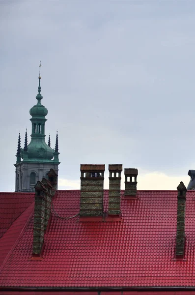 Lviv Ukrayna Bina Restore Edilmiş Eski Çok Katlı Metal Bir — Stok fotoğraf