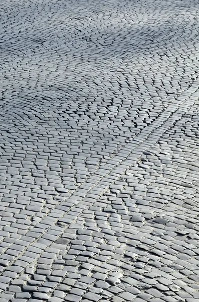 Une Grande Surface Couverte Une Pierre Pavage Qualité Plein Jour — Photo