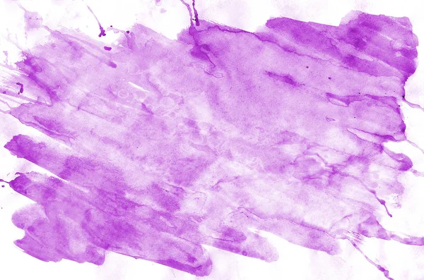 標準的な縦横比の長方形ドキュメントの背景デザインの水彩画の抽象的なイメージ 明るい紫の色の水彩画の組成 — ストック写真