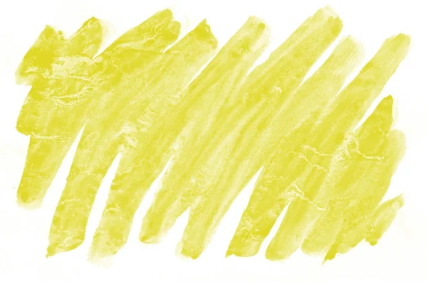 Colorful Yellow Watercolor Wet Brush Paint Liquid Background Wallpaper Business — Stock Photo, Image