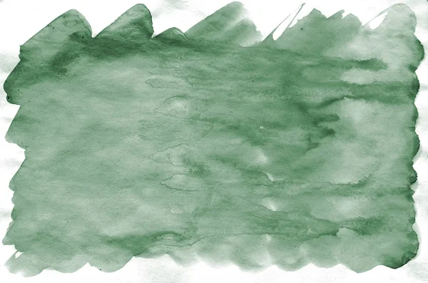 Fundo Aquarela Verde Escuro Colorido Para Papel Parede Ilustração Aquarelle — Fotografia de Stock