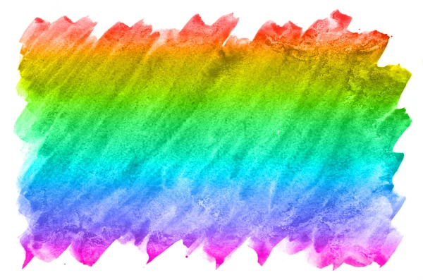 Fond Aquarelle Abstrait Taches Encre Multicolores Toutes Les Couleurs Spectrales — Photo