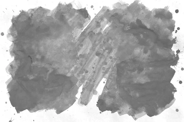 暗いグレー水彩背景の壁紙 アクワレル カラー イラスト — ストック写真