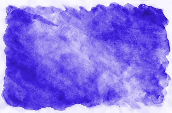 Colorido Violeta Aquarela Pincel Molhado Pintar Fundo Líquido Para Papel — Fotografia de Stock