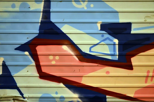 Background Image Elements Graffiti Pattern Street Art Concept — Stock Photo, Image