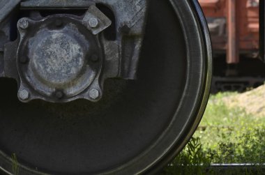 Eski bir grunge yük treni parçası