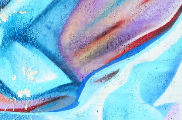 Tableaux Abstraits Graffiti Sur Mur Béton Texture Fond — Photo