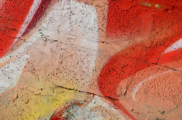 Абстрактні Графіті Картини Бетонній Стіні Текстура Тла — стокове фото