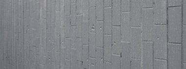 Doku duvar eski çini, yoğunlaşma etkisi altında gri boyalı. Bir sürü küçük damla ve duvardaki su lekeleri