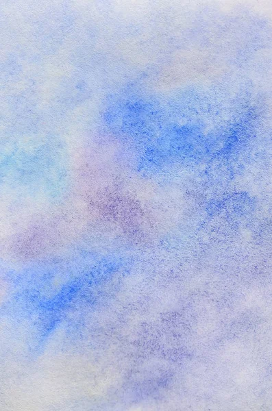 Abstract Background Illustration Form Watercolor Strokes Drops Executed Cold Blue — Stock Photo, Image