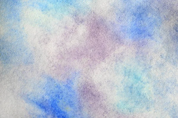 Abstract Background Illustration Form Watercolor Strokes Drops Executed Cold Blue — Stock Photo, Image