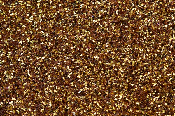 Une Énorme Quantité Paillettes Décoratives Jaunes Texture Fond Avec Petits — Photo