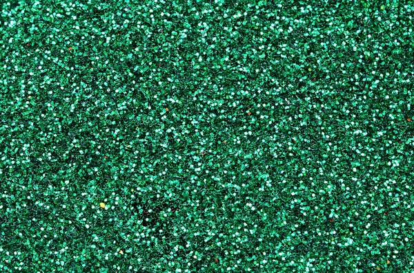 Une Énorme Quantité Paillettes Décoratives Vertes Texture Fond Avec Petits — Photo