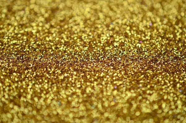 Huge Amount Yellow Decorative Sequins Background Texture Shiny Small Elements — Stock Photo, Image