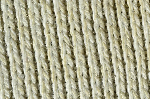 Textura Tecido Suéter Malha Amarelo Macio Imagem Macro Estrutura Das — Fotografia de Stock